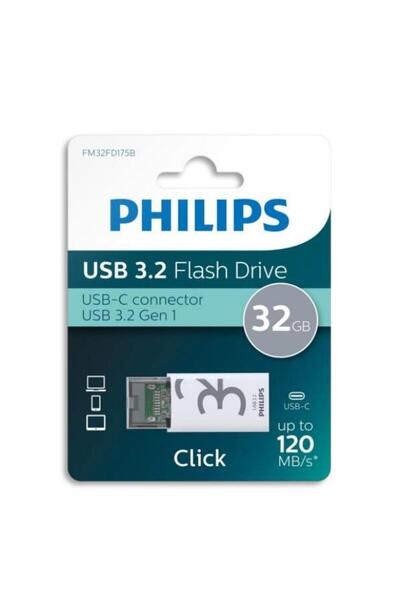 Philips Stick USB Philips Click Series, 32 GB, USB Type-C 3.2