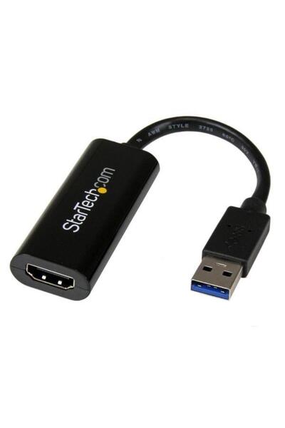 Star tech HDMI адаптер за видеокарта, Startech, USB 3.0, черен