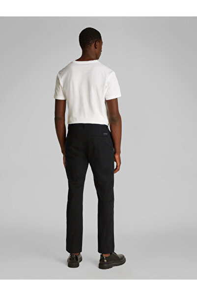 Calvin Klein Calvin Klein Men Black Tapered Chino Trouser