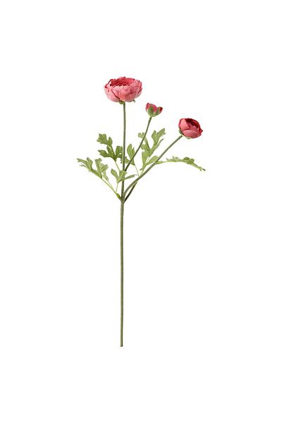 IKEA SMYCKA Artificial Ranunculus Flower, Dark Pink 52 cm IKEA