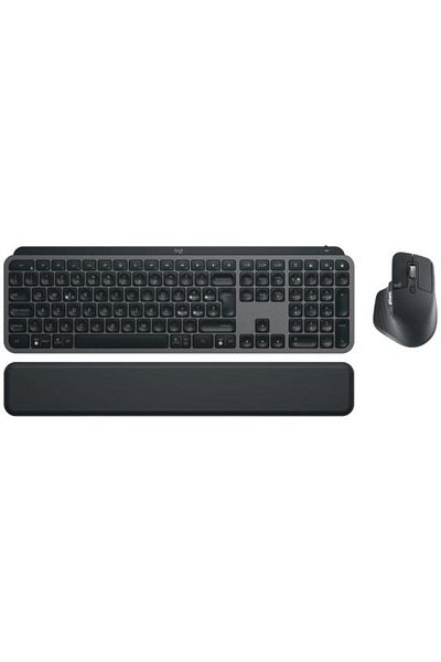logitech Kit Mouse si Tastatura Wireless Logitech MX Keys S Combo, MX Keys S + MX Master 3S, 2.4GHz&Bluetooh