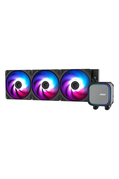 MSI Cooler CPU MAG CORELIQUID A13 360, Racire cu lichid, 3 x 120mm, RGB, Intel/ AMD, Negru