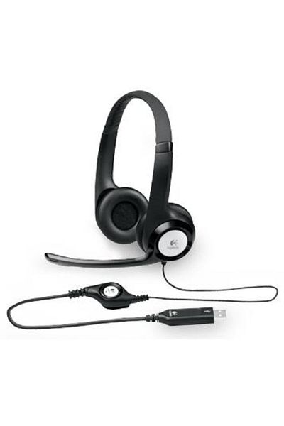 logitech Logitech H390 Stereo Headset, USB, Microphone (Black)