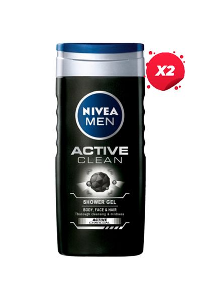 NIVEA X2 - NIVEA SHOWER GEL 500ML MEN ACTIVE
