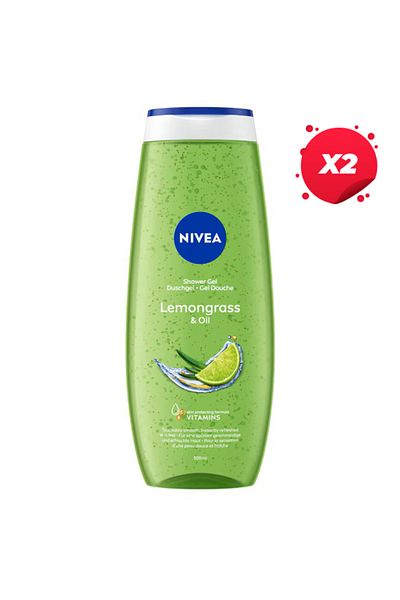 NIVEA X2 - NIVEA GEL DUS 500ML LEMONGRASS & OIL