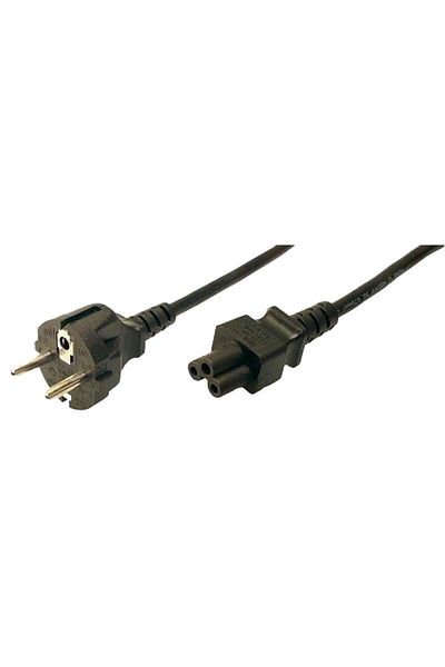LogiLink Cablu de alimentare Logilink, CEE 7/7 - IEC C5, 1.8 m, Negru