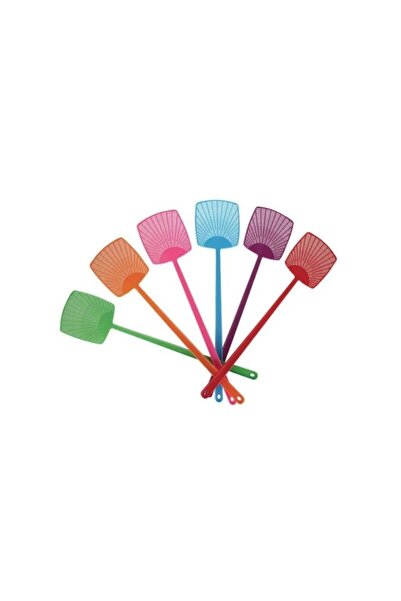 MG HOME 6 Adet Sinek Raketi Sinek Öldürücü Plastik Sinek Kovucu Sinek Vurma A...