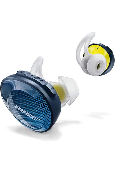 Bose Soundsport Free, True Wireless Earbuds, (sweatproof Bluetooth Headphonesnavy/ Citron