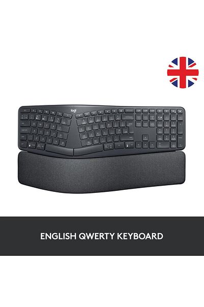 logitech Tastatura Logitech Ergo K860, layout US INTL, Negru