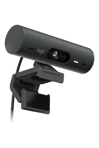 logitech Camera Web Logitech Brio 500, Full HD, USB-C, Microfon (Negru)