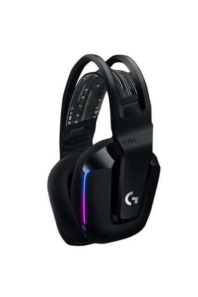 logitech LOGITECH G733 Wireless Gaming Headset, RGB Lighting, Microphone (Black)