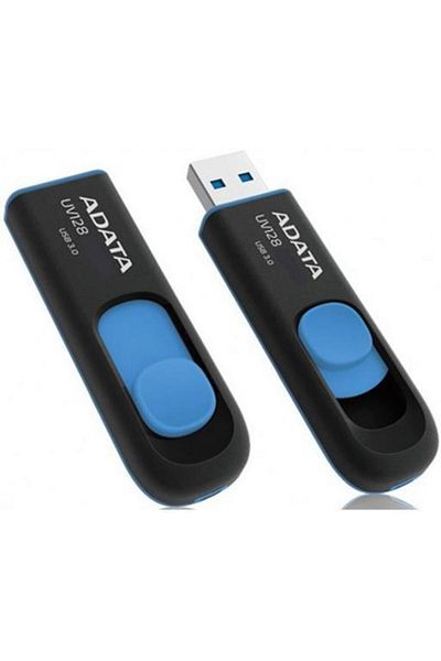 Adata Stick USB A-DATA UV128, 32GB, USB 3.0 (Negru/Albastru)