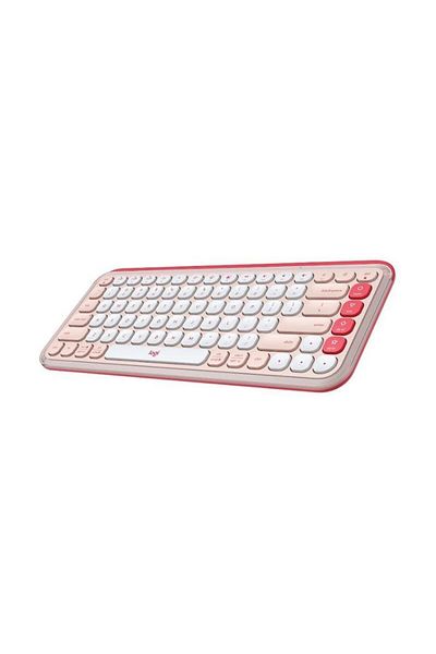 logitech Tastatura Logitech Pop Icon Keys, Bluetooth, Layout US (Roz)