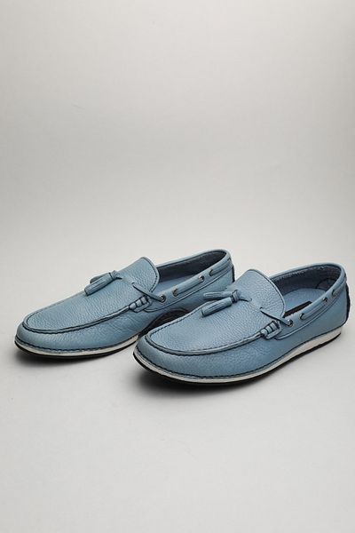 Gondol Loafer clasic pentru bărbați din piele naturală Albastru 39 ttx.60173