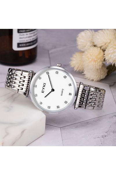 ETG EYKI Men's Watch Couple Style Stainless Steel Strap Waterproof Watches-E2036M Men's Part