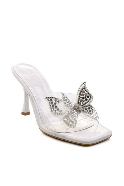 Bambi White Women's Slippers K 04869012908