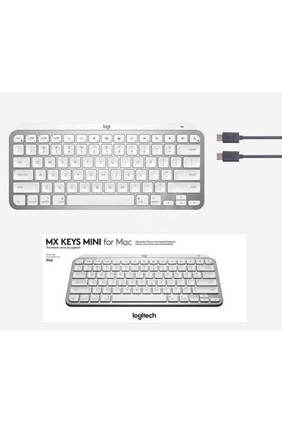 logitech Tastatura Wireless LOGITECH MX Keys Mini Minimalist pentru Mac, Iluminata (Alb)