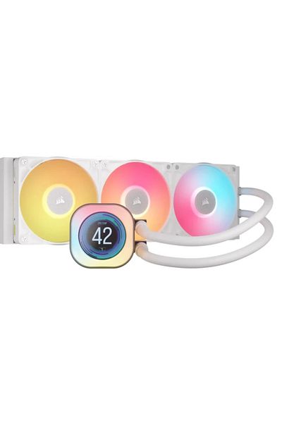 Corsair Cooler CPU Corsair iCUE LINK Titan 360 RX, 300 - 2100rpm, 120mm, LCD RGB (Alb)