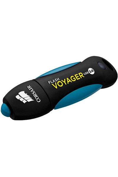 Corsair Stick USB Corsair Voyager V2, 64GB, USB 3.0 (Negru/Albastru)