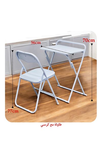 TrentonGCC Foldable Table and Chair Set for Compact Spaces