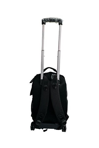 TahTicMer Recaro Çekçekli Seyahat Valiz Çantası Tekerlekli 17 inç Kabin Boy Fonksiyonel Sırt Çantası