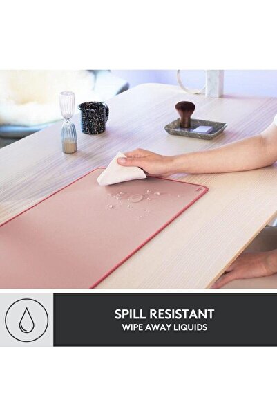 logitech Mouse pad Logitech Desk Mat Studio, 700x300mm (Roz)