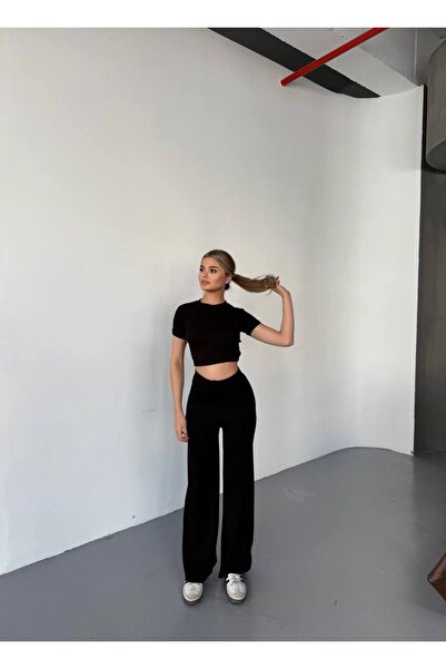 moda poni Σετ παντελονιών Modal Fabric Crop