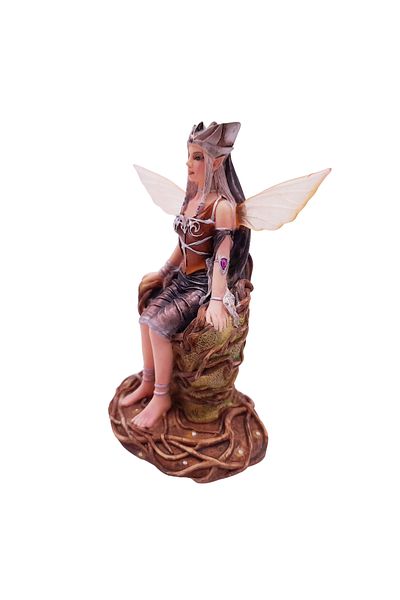 Depox Ideallstore® Decorative Figurine, Queen Of The Forest, Resin, Handmade, 12 Cm, Multicolor