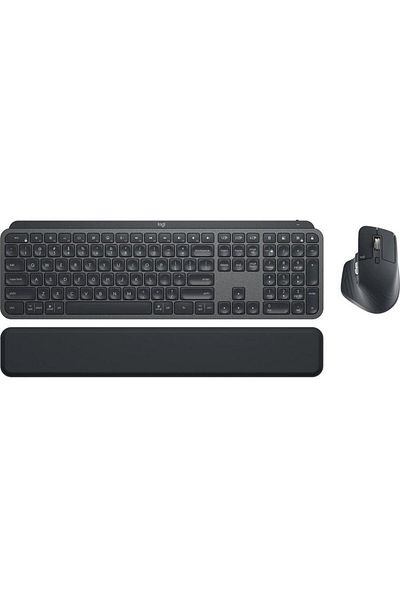 logitech Kit Tastatura + Mouse Wireless Logitech MX Keys Combo for Business Gen 2 Graphite (Negru)