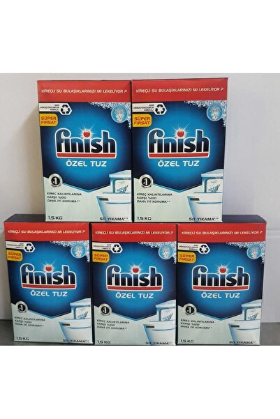 Finish Bulaşık Makinesi Tuzu 1,5 kg X 5 Adet