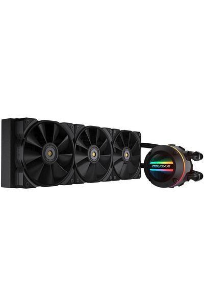 Cougar Cougar Poseidon GT 360 AIO CPU Cooler, RGB lighting, 3x120 mm, 2000 rpm, PWM (Black)