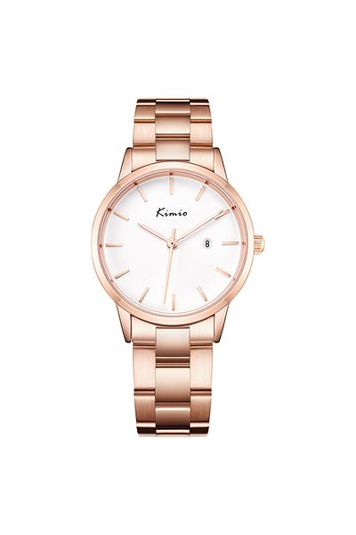 ETG KIMIO Boutique Fashion Ladies Quartz Watch Waterproof Watch Steel Strap Watch Oversized Dial