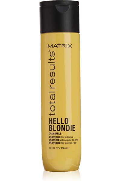 Matrix Matrıx Total Results Hello Blondie-Papatya içeriği parlak sarı tonların ömrünü Uzatan Şampuanı 300ml