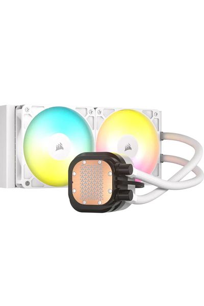 Corsair Cooler CPU Corsair Nautilus 240 RS, 420 - 2100rpm, iluminare aRGB, 120mm (Alb)