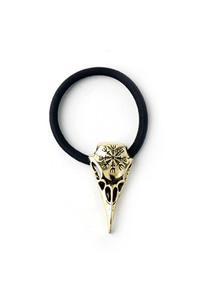 Choice F Fashion Head Jewelry Norse Vikings Accessories Crystal Wolf Head Black Elastic Hair Bands ...