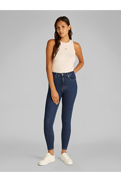 Calvin Klein Women Denim Dark High Rise Super Skinny Jeans