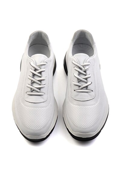 Bambi Beyaz Leather Erkek Casual Ayakkabı E01084240443