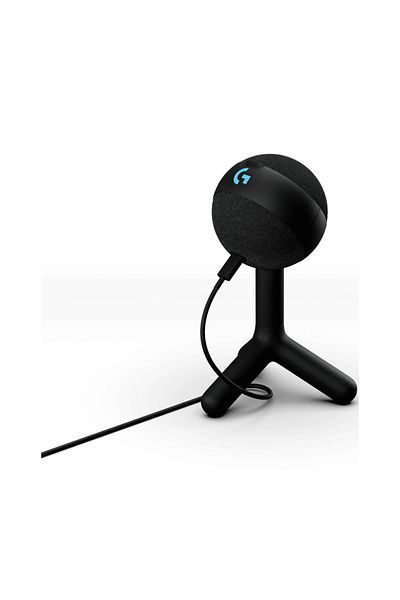 logitech Microfon Gaming Logitech Yeti ORB, Lightsync RGB, USB, Negru