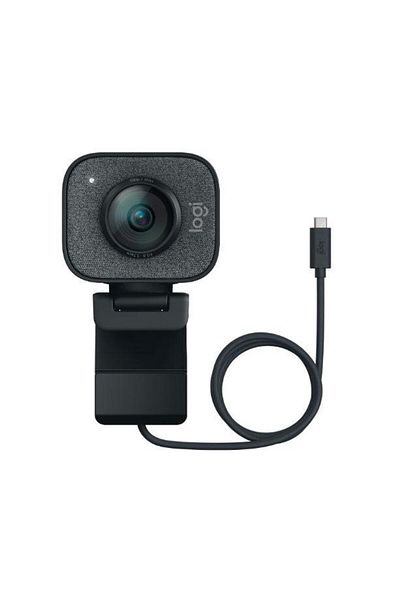 logitech Logitech StreamCam webcam, Full HD, 78 viewing angle, autofocus, USB-C (Black)