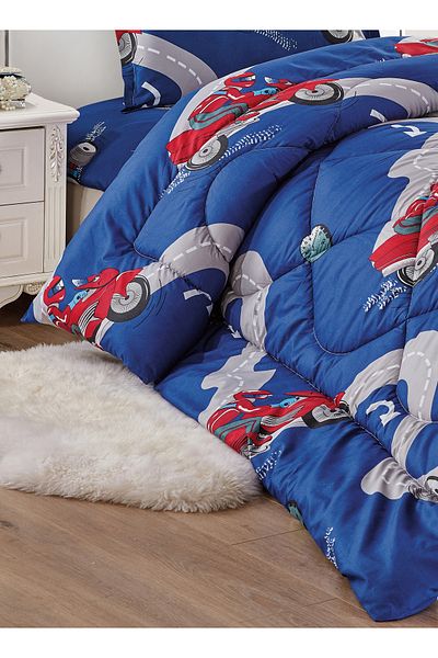 Generic 3 Piece Single Crib Bedding Set, Lightweight Comforter, Suitable for All Seasons G4