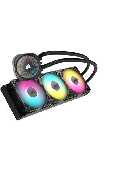 Corsair Cooler CPU Corsair Nautilus 360 RS, 420-1700rpm, iluminare aRGB (Negru)