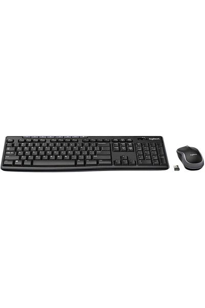 logitech Kit Tastatura si mouse Logitech MK270, USB, layout US International (Negru)