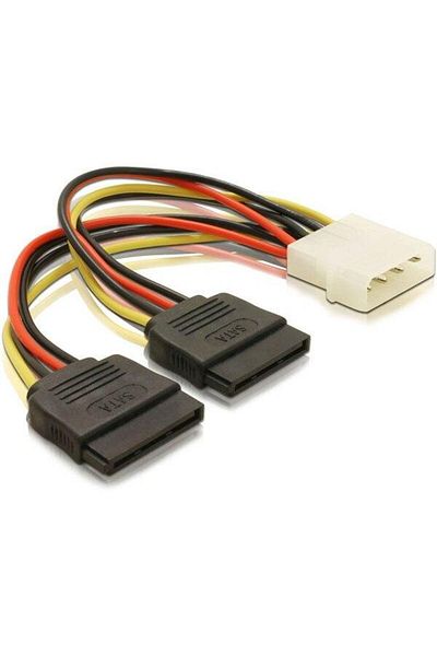 Gembird Adaptor alimentar Gembird CC-SATA-PSY-0.3M, Molex - 2 x SATA
