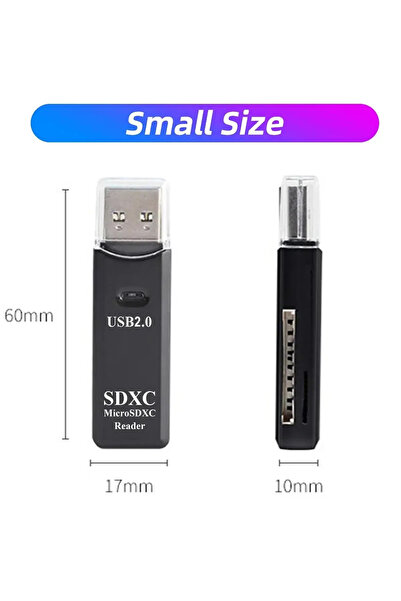 The Wlue 2in1 Usb 3.0 Micro Sd Hafıza Kartı - Tf Kart Okuyucu Hub Adaptör Veri Aktarıcı