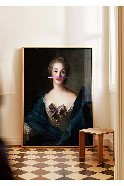 ARTHOUSECOLLECTIVE Портретен плакат от бароков период - Еклектично изкуство -...