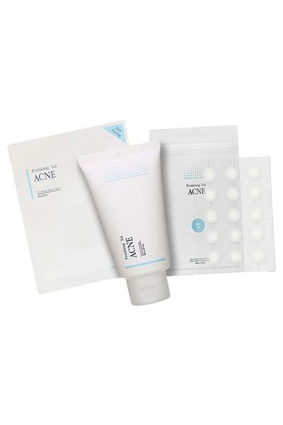 Pyunkang Yul ACNE SET (Facial Cleanser 120 ml + Spot Patch Super Thin 1 pc + Dressing Mask Pack 1 pc