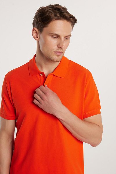 Tudors Ανδρικό T-Shirt Slim Fit Slim Fit 100% βαμβακερό με λαιμόκοψη πόλο
