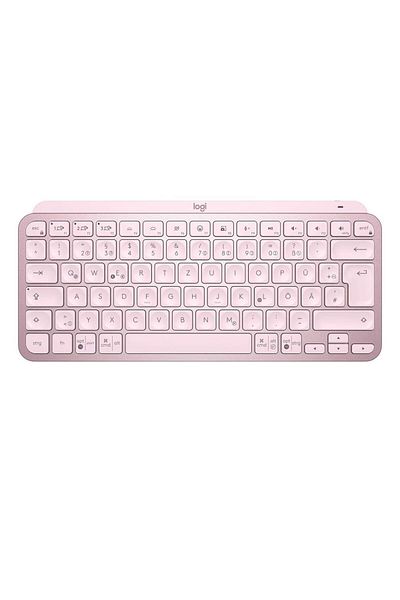 logitech Tastatura Wireless LOGITECH MX Keys Mini Minimalist, Illuminata (Roz)