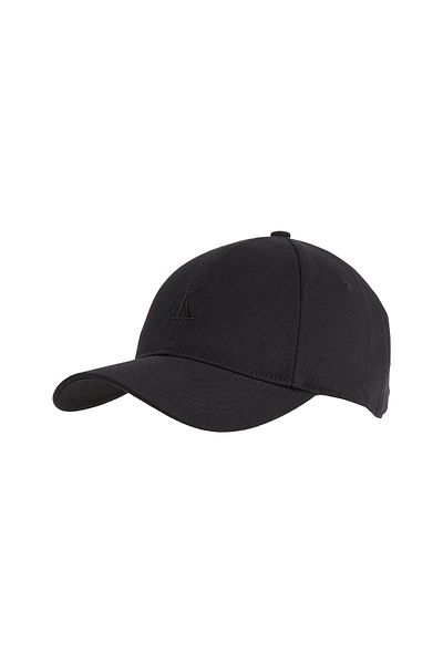 Calvin Klein Calvin Klein Men Black Monogram Embroidery Cap
