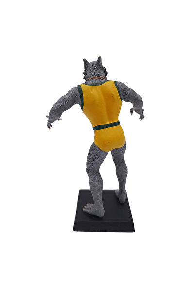 Depox Kovová figurka IdeallStore, Mocný mužský vlk, sběratelská edice, ručně vyrobená, 9 cm